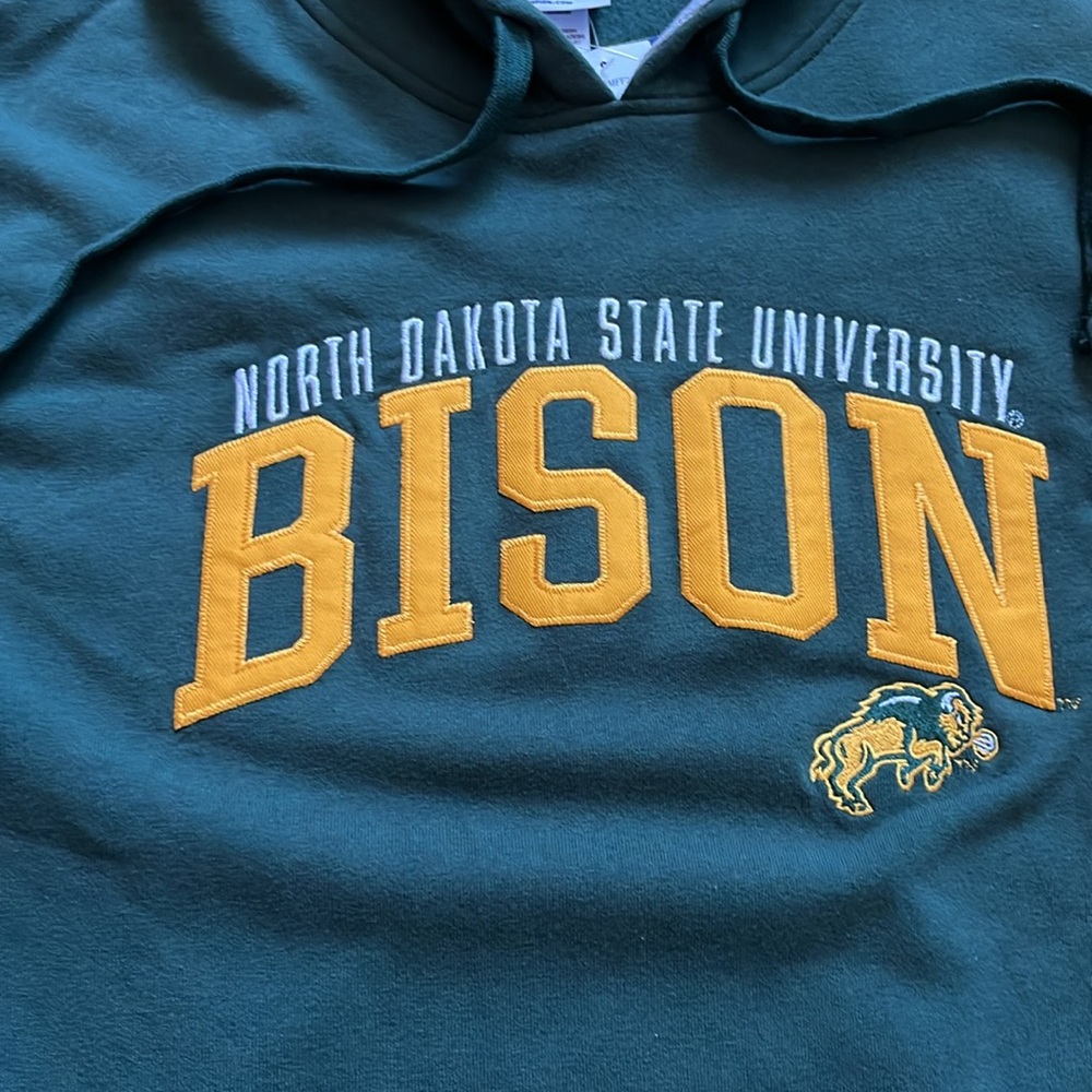 NDSU Bison  **NWT**  = Size Large; North Dakota State University College Hoodie